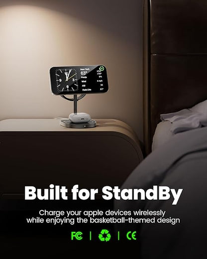 Magnetic 3-in-1 Wireless Charging Stand