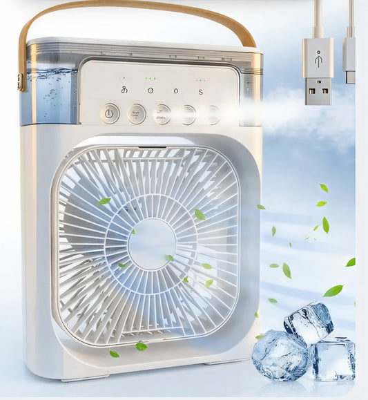 Portable Mini Air Cooler — 3-in-1 Fan