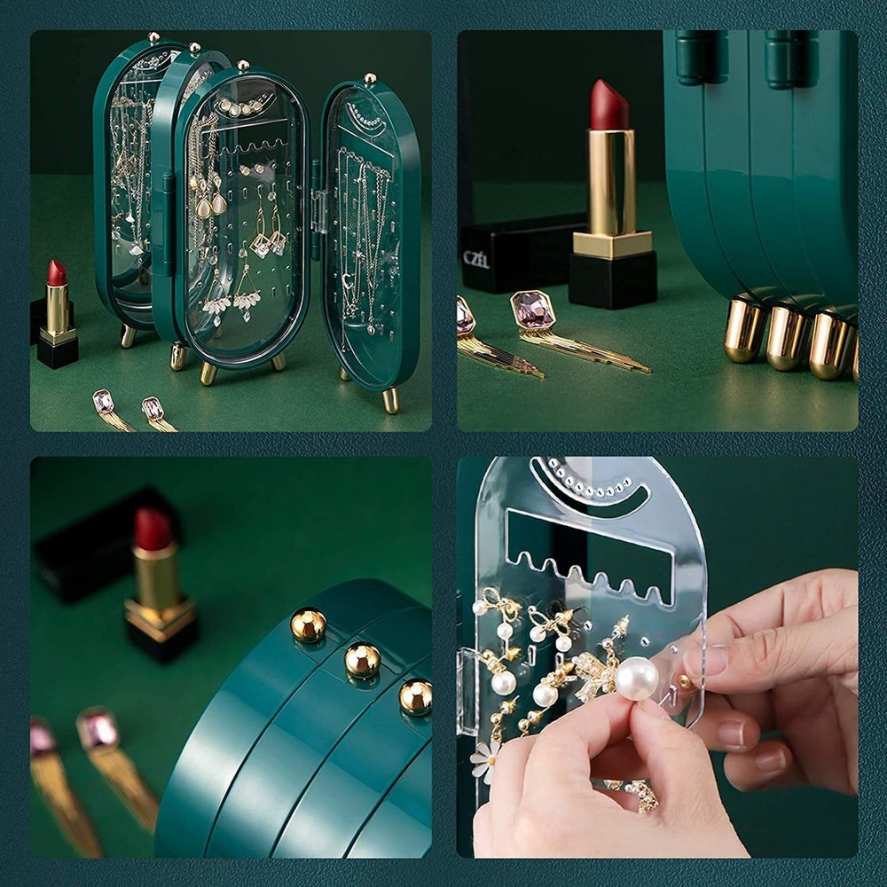 3 Sliding Jewelry Box
