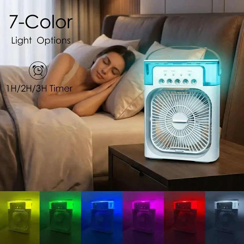 Portable Mini Air Cooler — 3-in-1 Fan