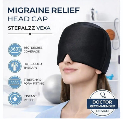 Headache & Migraine Relief Cap – Hot & Cold Therapy
